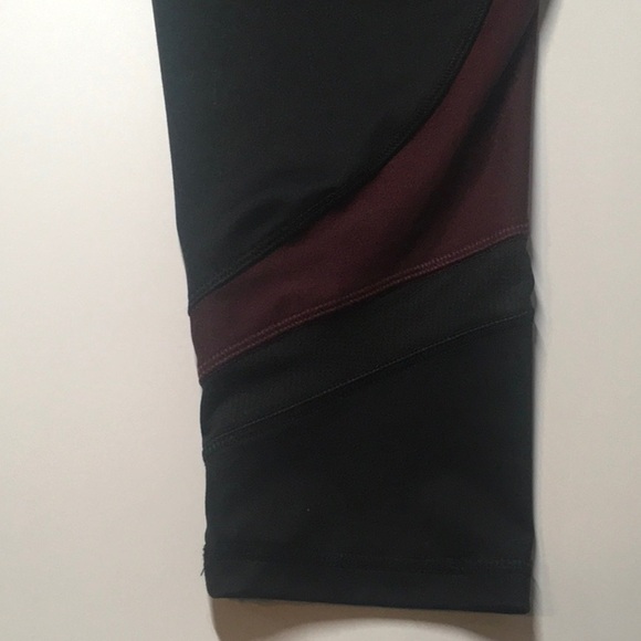 Avia active pants women's size medium black 3/4 leg activewear workout yoga gym - Picture 14 of 16